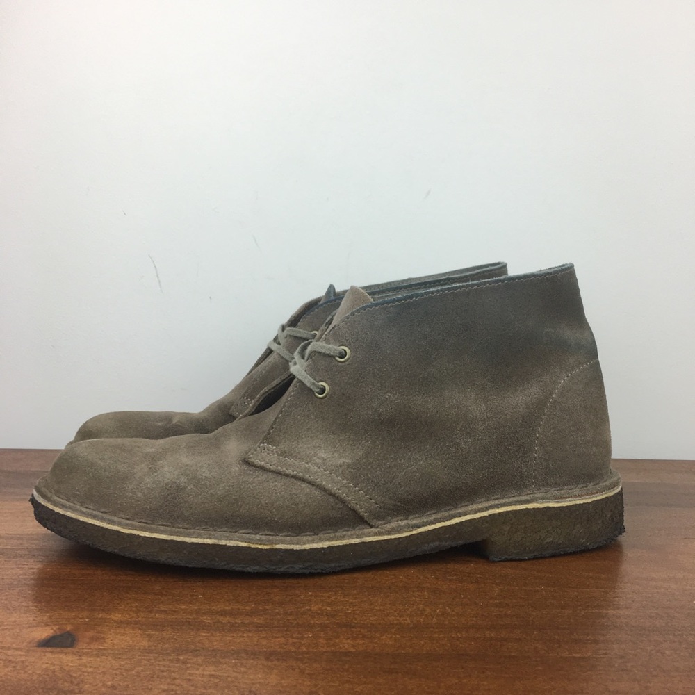 Clarks Originals Desert Boots Tan Suede Crepe Sole Oakwood Women’s Size 9.5M.